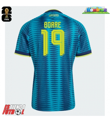 Colombia Rafael Santos Borre #19 Segunda Equipación Mundial 2026 Manga Corta